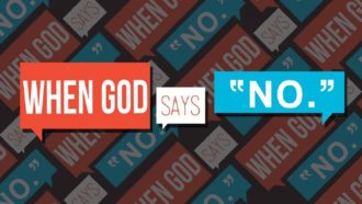 When God Says “NO.” Image